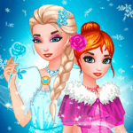 Elsa And Anna Work Dress Up
